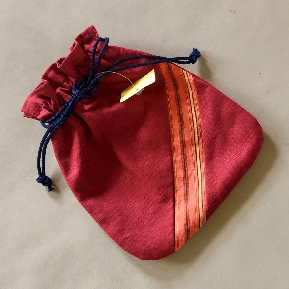 NEW Shantung Mini Drawstring Bag